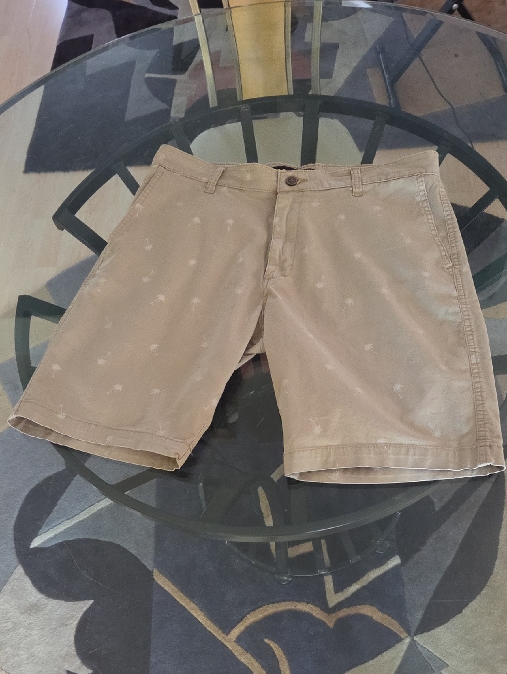 Men's Palm-Print Cotton Shorts ❤️